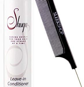 Shuga Non-Silicone Aerosol Leave-In Conditioner with Comb, 8 oz