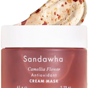 SKINCURE Camellia Flower Mask - Antioxidant, Hydrating, Anti-Aging Treatment, 2.3 fl. oz