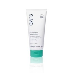 SLMD Glycolic Acid Body Lotion | Exfoliating for Bumpy Skin & Ingrown Hairs | 10% AHA - 6 oz