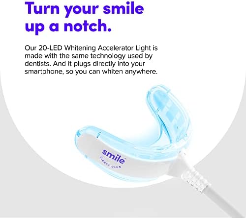 SmileDirectClub Teeth Whitening Kit - LED Light, 9 Gel Pens, Enamel Safe, Fast Results - Image 6