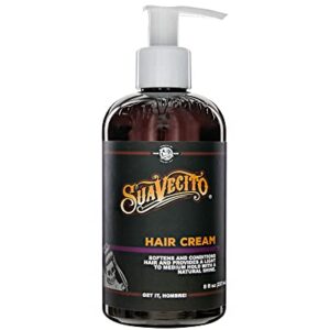 Suavecito Medium Shine Light Hold Hair Cream 8 oz All Day Wear