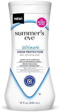 Summer's Eve Ultimate Odor Control Feminine Wash with Boric Acid, 15 Fl Oz