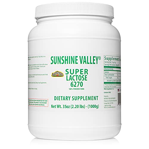 Sunshine Valley Super Lactose Powder Natural Stabilizer Low Carb Sugar Replacement 1kg