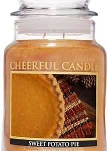 Sweet Potato Scented Candle Jar 24oz 135 Hour Burn Time Christmas Gift