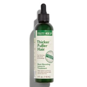 4 oz Thicker Fuller Hair Root Boosting Leave-In Treatment Volume Scalp Moisturizer