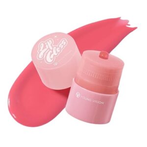 Tinted Lip Balm Gloss - Hydrating, Lightweight, Non-Sticky, Twist Dispenser (01#)