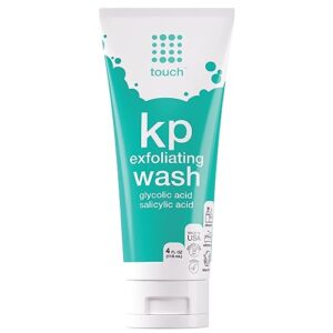 TOUCH KP Exfoliating Body Wash - 15% Glycolic Acid, Aloe Vera, 4 oz