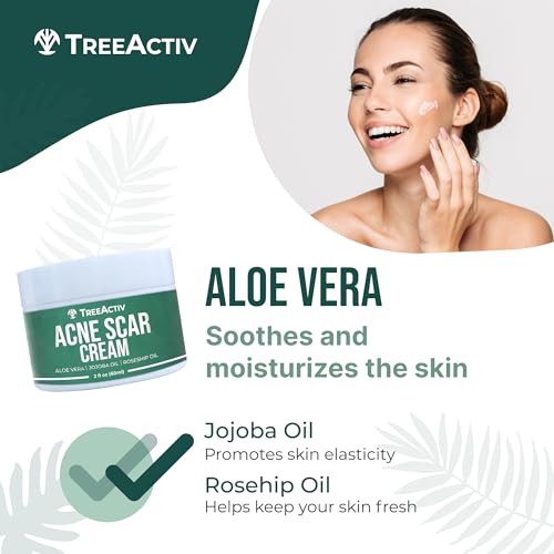 TreeActiv 2 fl oz Acne Scar Cream for Face and Body Treatment - Image 6