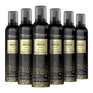 TRESemmé Extra Hold Volumizing Mousse 10.5 oz, Pack of 6, Humidity Resistant Hair Styling Product