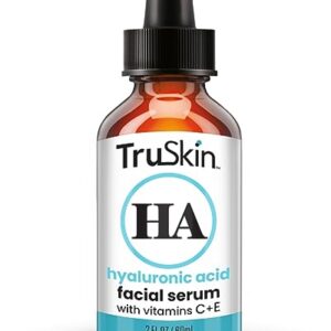 TruSkin Hyaluronic Acid Serum with 7 Hydrating Ingredients for Moisturizing & Plumping, 2 oz