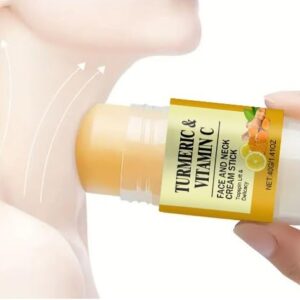 Turmeric Vitamin C Neck Firming Cream Stick 0.5 oz for Smooth Skin