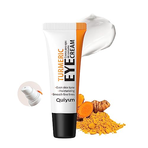 Radiant Glow Turmeric Eye Cream for Dark Circles, Fine Lines, Hydration, Firming - 1 oz