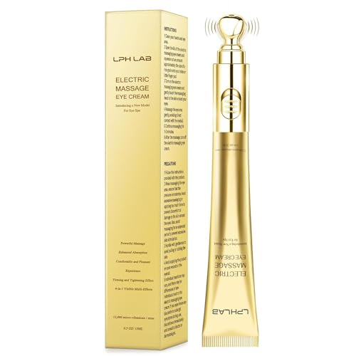 Under Eye Cream with Massager: Retinol & Hyaluronic Acid