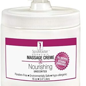Unscented 16 Oz Massage Cream by Master Massage
