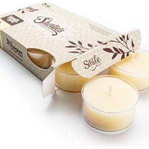 Vanilla Bean Tealight Candles 6 Pack Beige Highly Scented USA Made