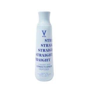 V&Co. Beauty 12 oz Straight Hair Moisturizing Conditioner Peptide Technology