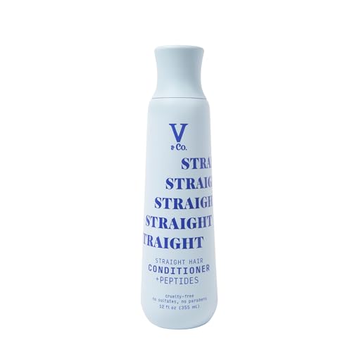V&Co. Beauty 12 oz Straight Hair Moisturizing Conditioner Peptide Technology