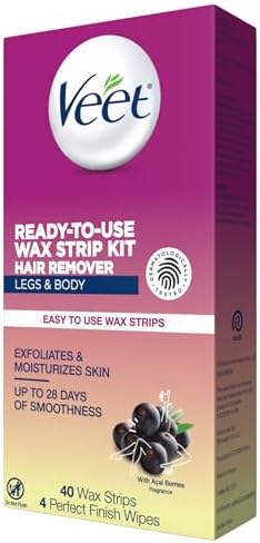 Veet Waxing Kit for Women - 40 Wax Strips & 4 Body Wipes - Image 8