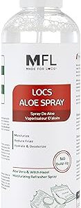 Vegan Aloe Refresher Spray for Locs & Dreadlocks, 8 oz Hydrating Moisturizer