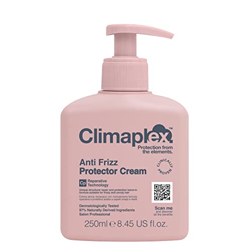 Vegan Anti-Frizz Cream - Heat & UV Shield, Promotes Healthy Scalp, 8.45 oz