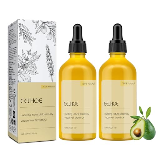 Nourishing Vegan Organic Rosemary Hair Growth Oil for Thin, Dry, Damaged Hair - 4oz