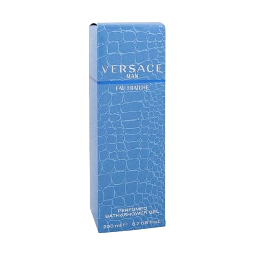 Versace Man Eau Fraiche 6.7 oz Fresh Scented Body Wash for Men - Image 2