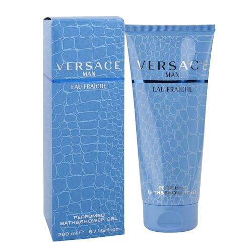 Versace Man Eau Fraiche 6.7 oz Fresh Scented Body Wash for Men
