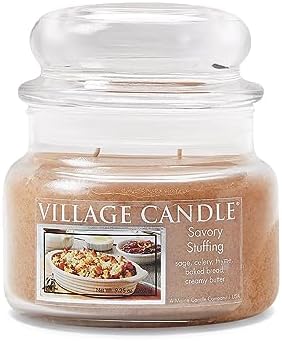 Village Candle Savory Stuffing Small Apothecary Scented Candle 9.25oz