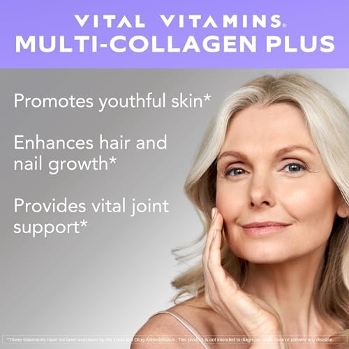 Vital Vitamins Multi Collagen Plus with Biotin, Vitamin C & Hyaluronic Acid - 150 Pills - Image 2