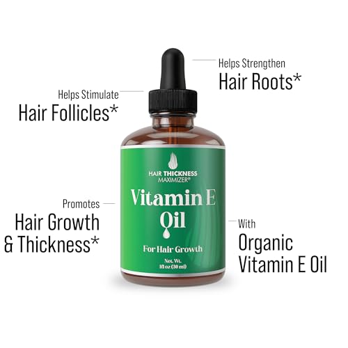 Vitamin E Oil 1oz - Hair Growth Serum for Thickening, Moisturizing, Strengthening - Image 2