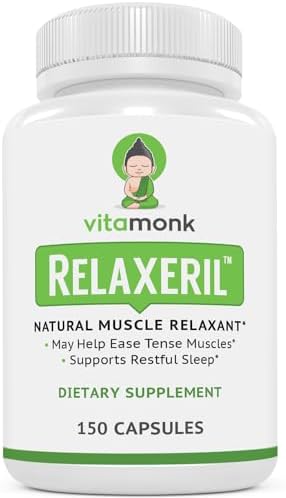 VitaMonk Relaxeril™ All-Natural Muscle Relaxer Supplement for Complete Relief