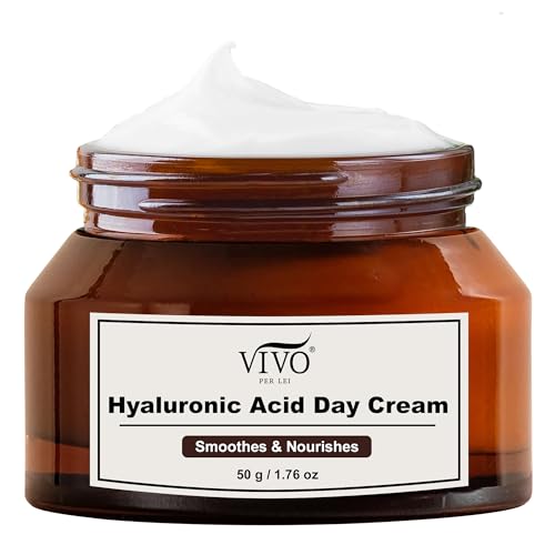 Vivo Per Lei Hyaluronic Acid Cream - Moisturizing Anti-Wrinkle Face Cream, 1.76 Oz