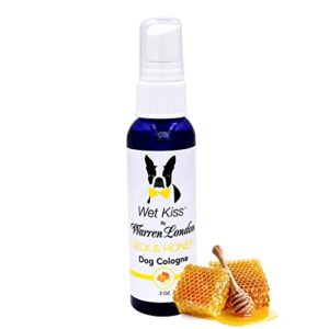 Warren London Wet Kiss Dog Cologne, 2oz Deodorant Spray for Odor Removal