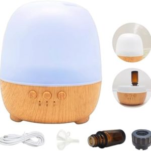 Waterless Aromatherapy Smart Mist Diffuser with 3-Speed Control and Refill Oil Kit - 500ml Capacity