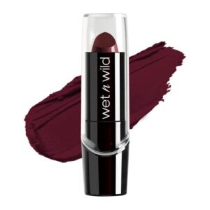 Wet n Wild Silk Finish Lipstick - Hydrating, Buildable, Vegan, Black Orchid
