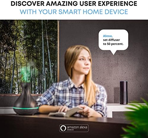 Smart WiFi Essential Oil Diffuser Humidifier 400ml with Alexa Google Home Control - Image 5
