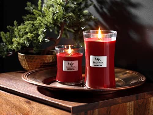 WoodWick Cinnamon Chai Medium Candle, Soy Blend with Pluswick Wood Wick - Image 3