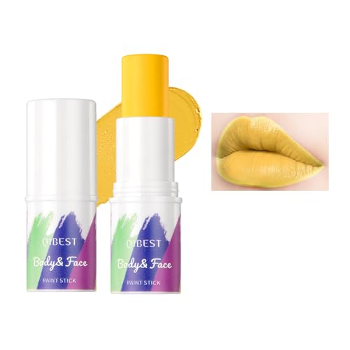 Yellow Matte Lipstick - Long Lasting, Waterproof, Multi-use Makeup for Women (02#)