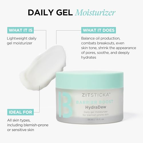 ZitSticka HydraDew Gel Moisturizer - 1.9 Fl Oz for All Skin Types - Image 5