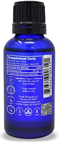 Zongle Therapeutics 100% Pure Organic Tea Tree Oil, 1 OZ - Image 6
