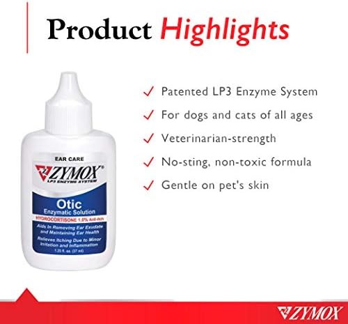 Zymox Otic Solution for Ear Infections in Pets, 1.25oz - Image 3