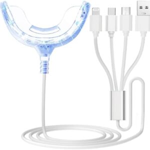 16x Blue LED Teeth Whitening Light with Mouth Tray