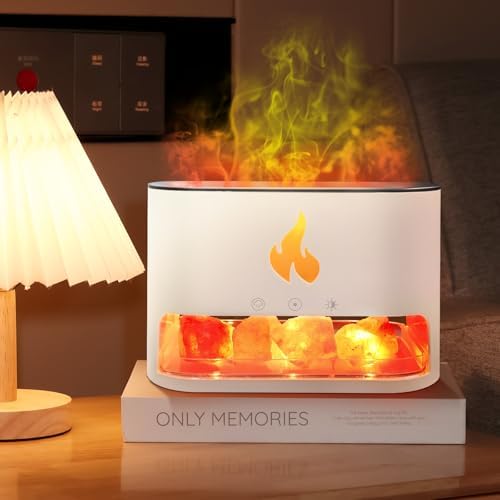2-in-1 Himalayan Salt Lamp & Essential Oil Diffuser