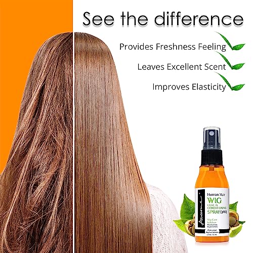Nourishing 2.3 oz Leave-In Conditioner Spray for Human Hair Wigs - Moisturizing Formula - Image 5