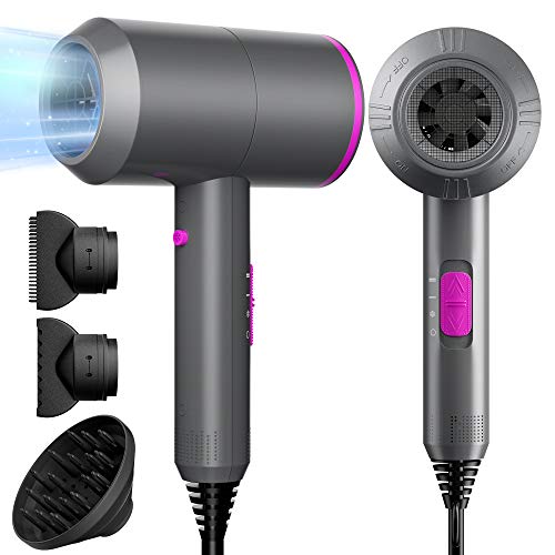 2000W Ionic Hair Dryer with AC Motor, 3 Heat/2 Speed