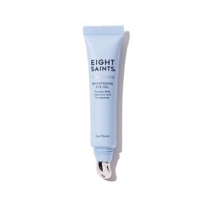 Eight Saints Brightening Eye Gel, Organic Anti-Aging, 0.5 oz