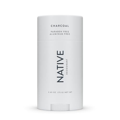Native Charcoal Men's Aluminum-Free Natural Deodorant Stick 2.65 oz