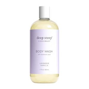 Deep Steep Lavender Vanilla Body Wash, 17 oz