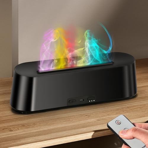 300ml Colorful Flame Essential Oil Diffuser with Remote
