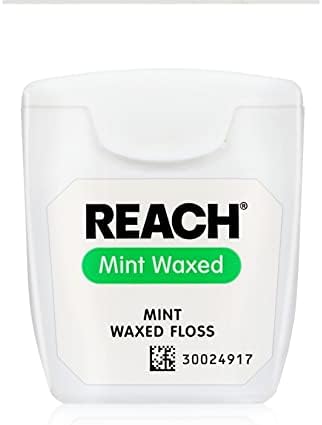 REACH Mint Waxed Dental Floss, 55yd, PFAS-Free, Shred Resistant - Image 3